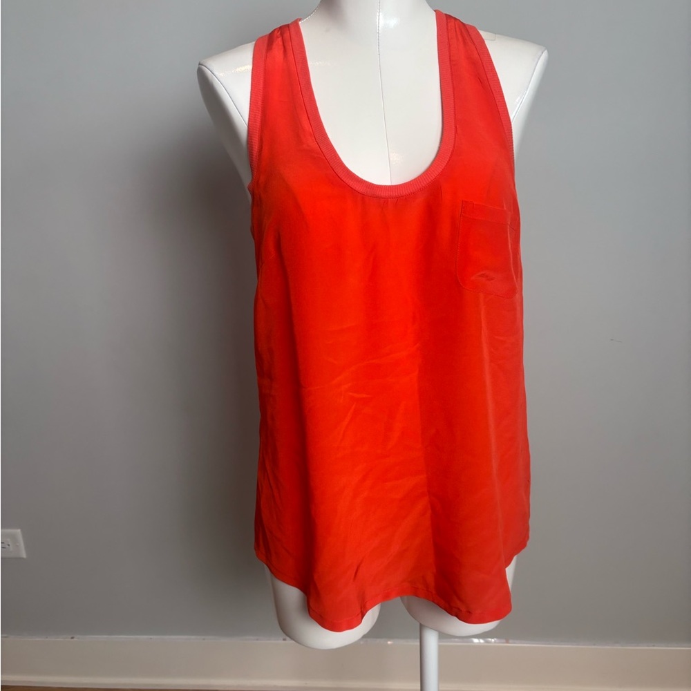 Joie Bright Red Tank Top. Small